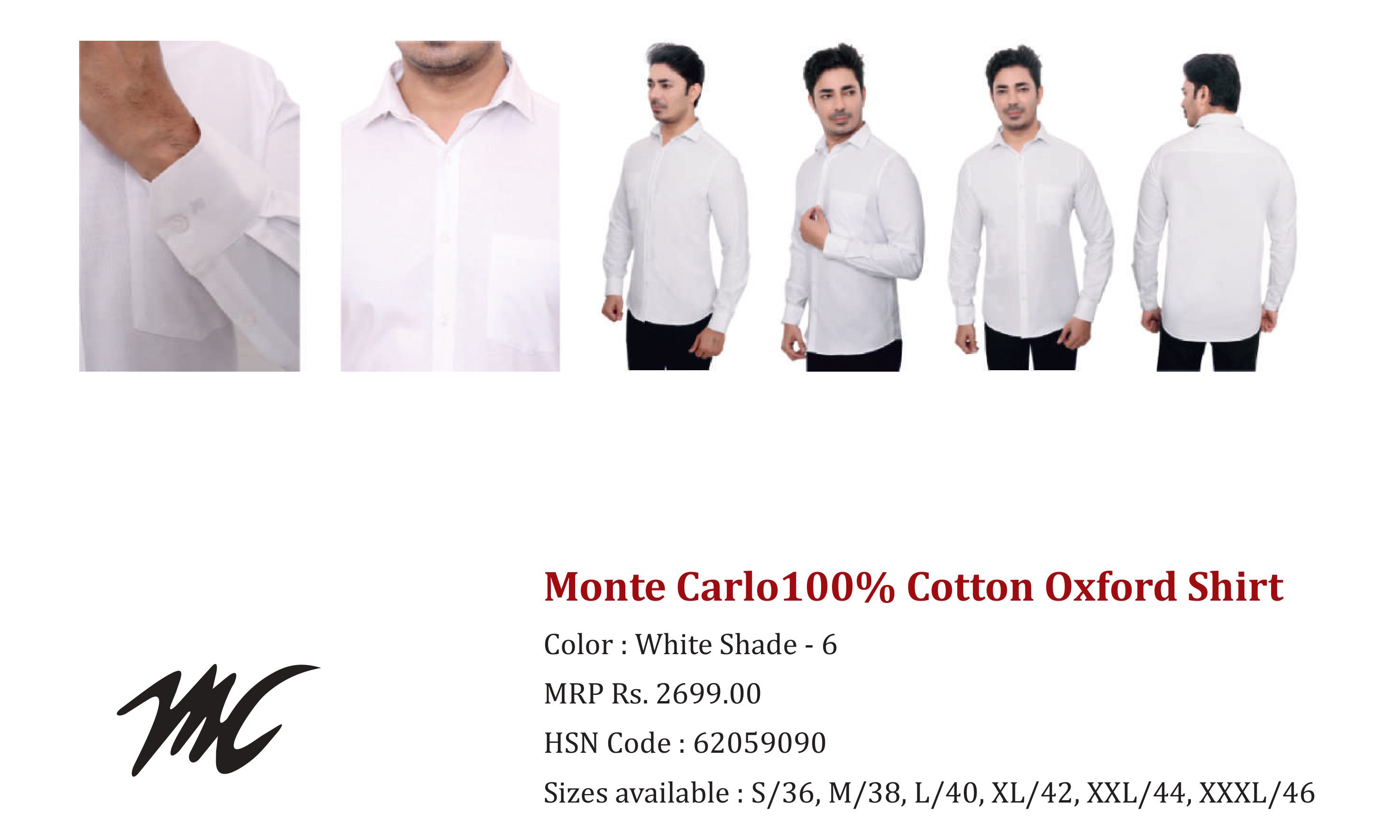 100% Cotton Oxford Shirt