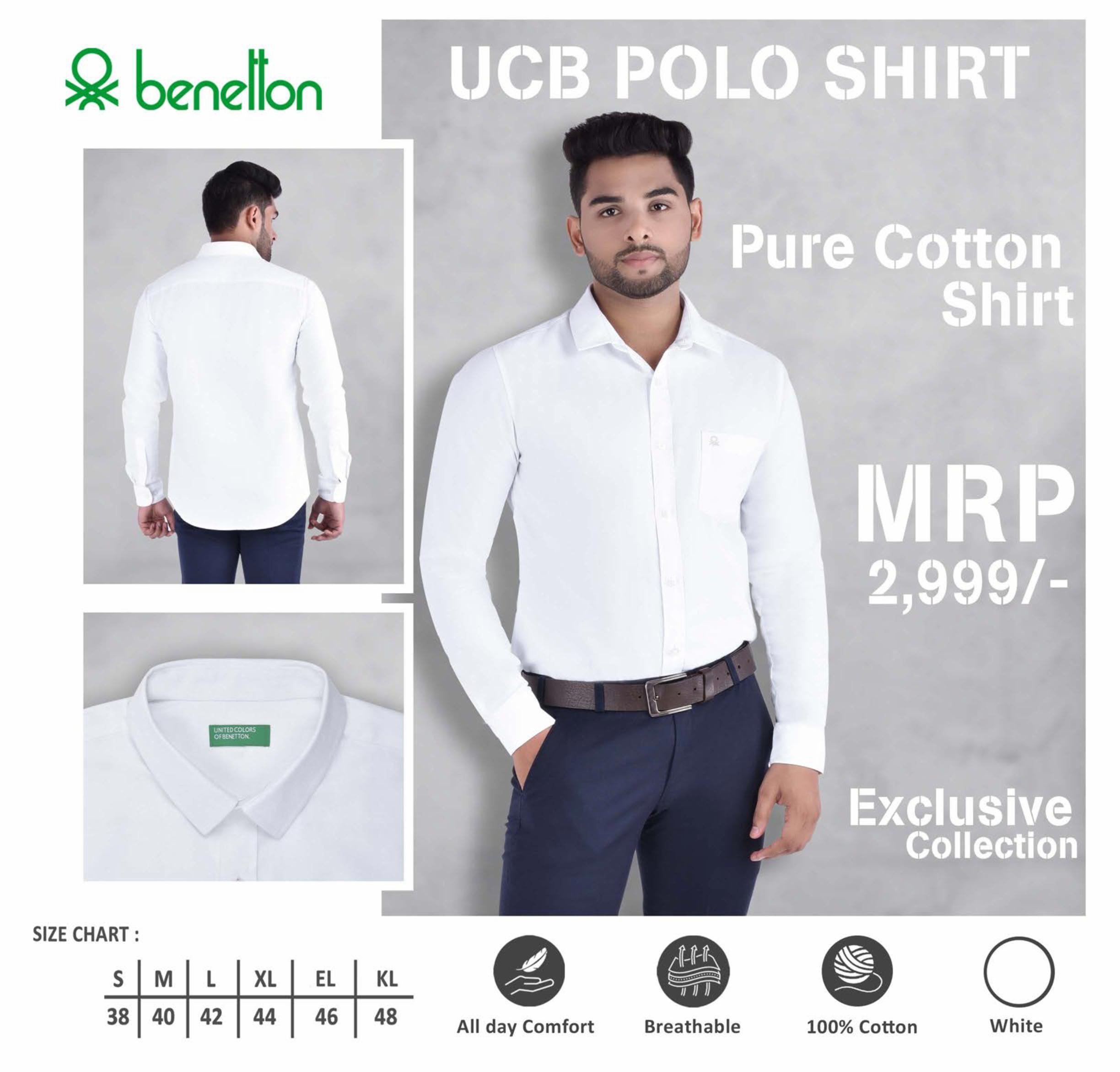 Pure Cotton  Shirt