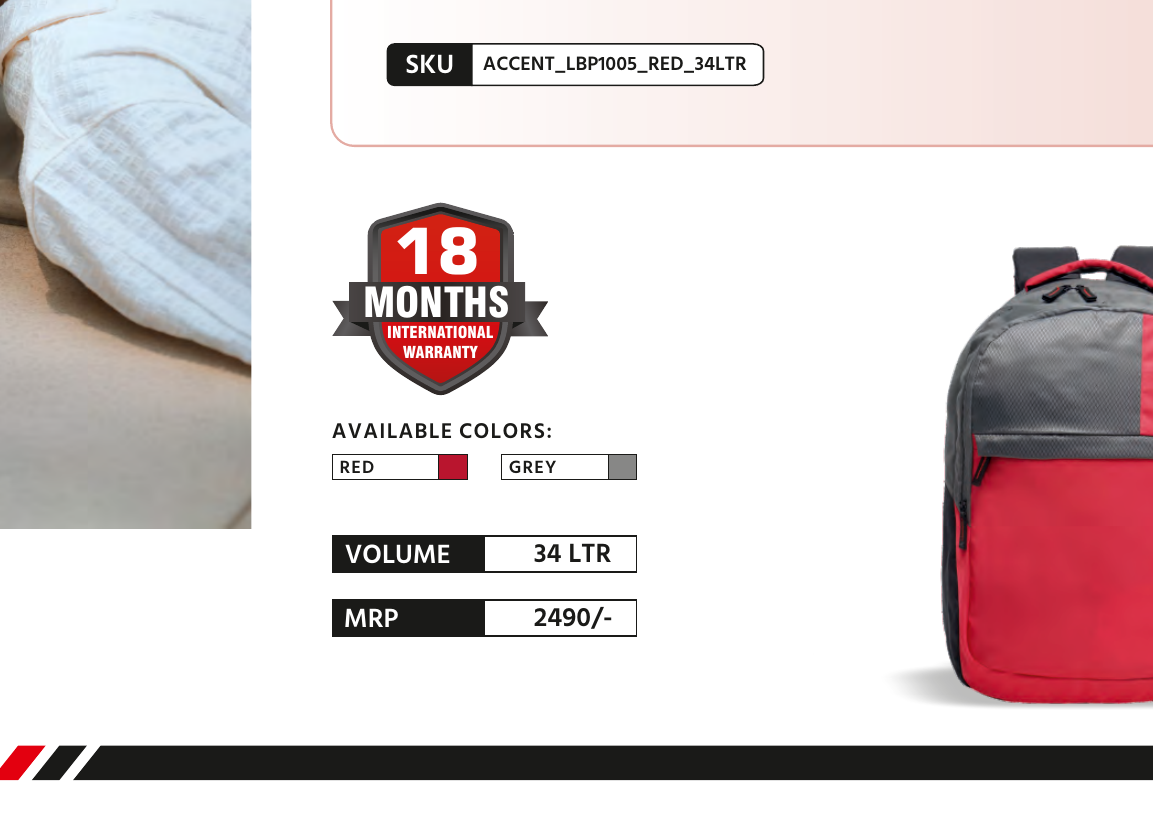Accent Laptop Backpack