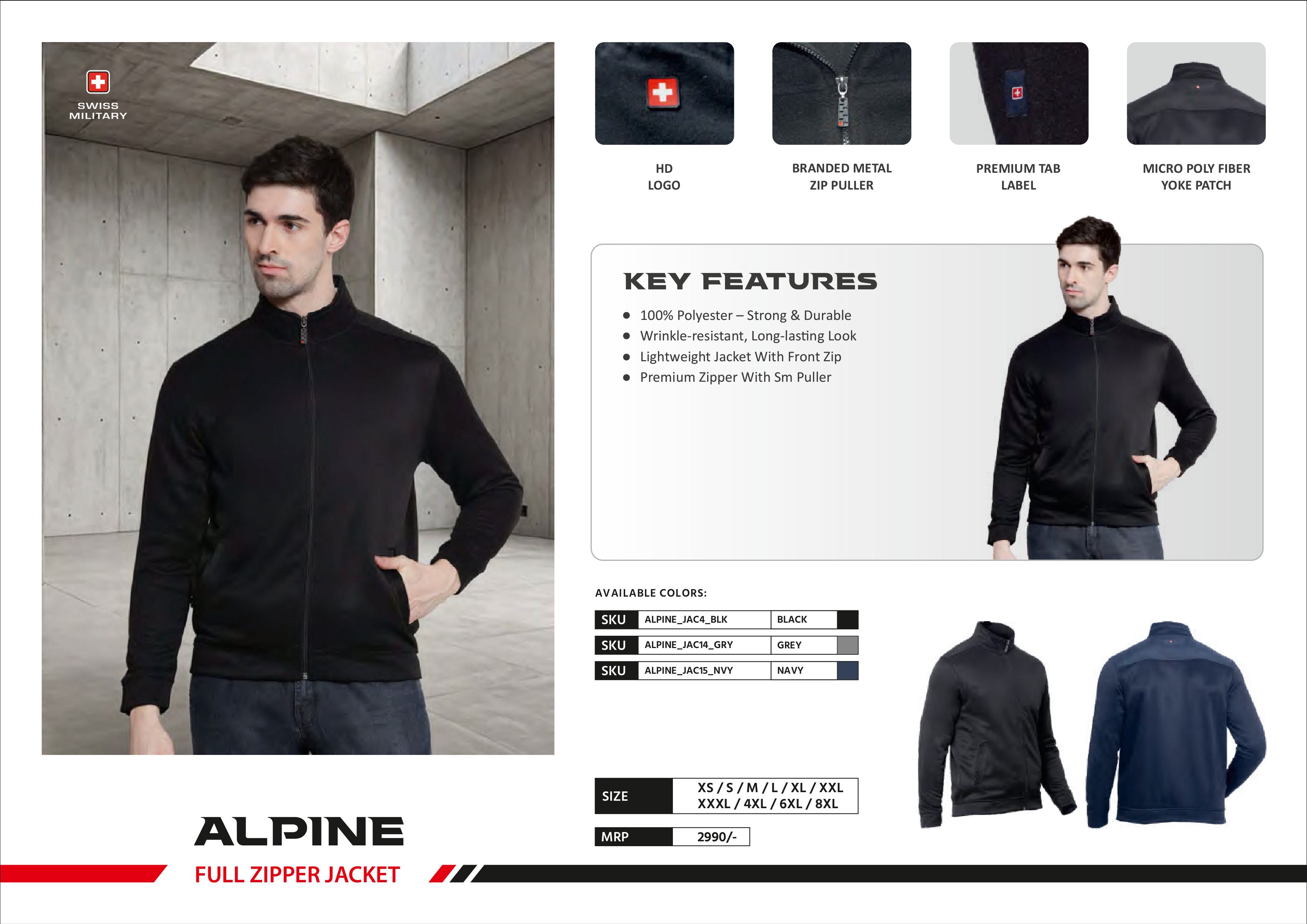 Alpine Full Zipper Jacket