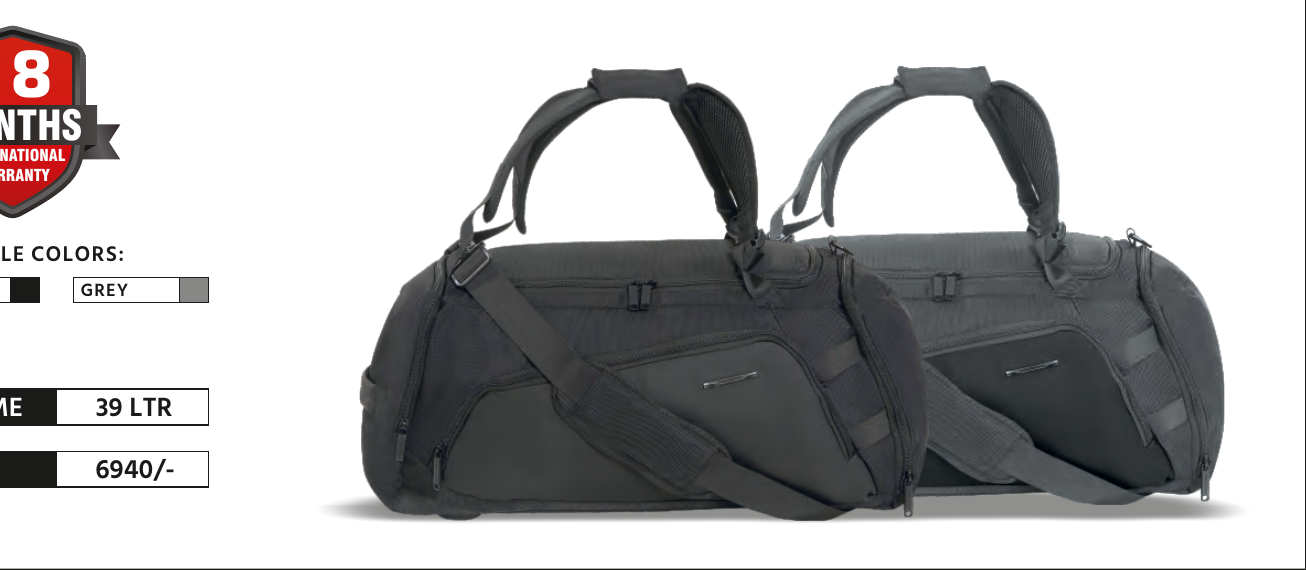 Aqua Duffle Bag