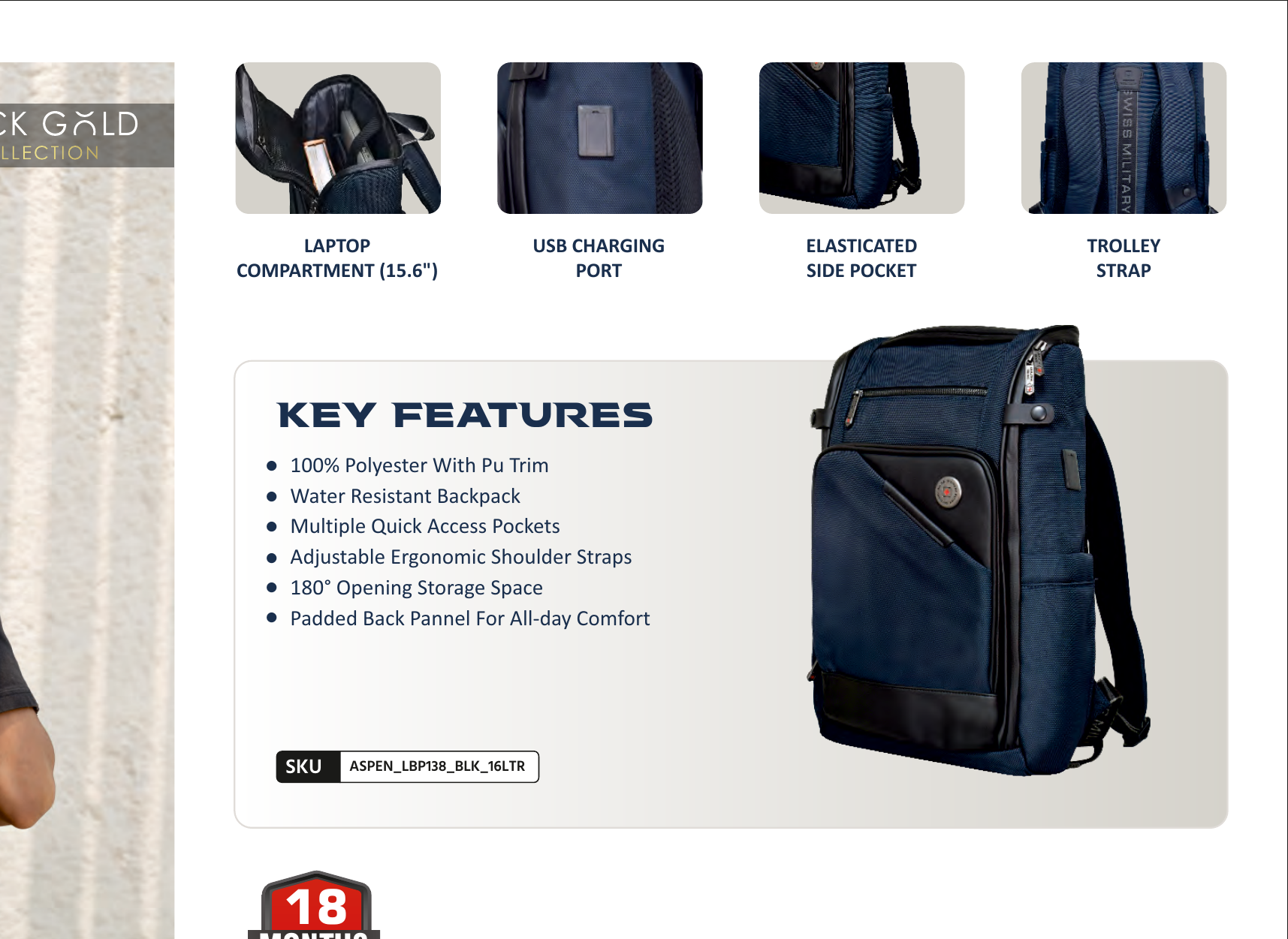 Aspen Laptop Backpack