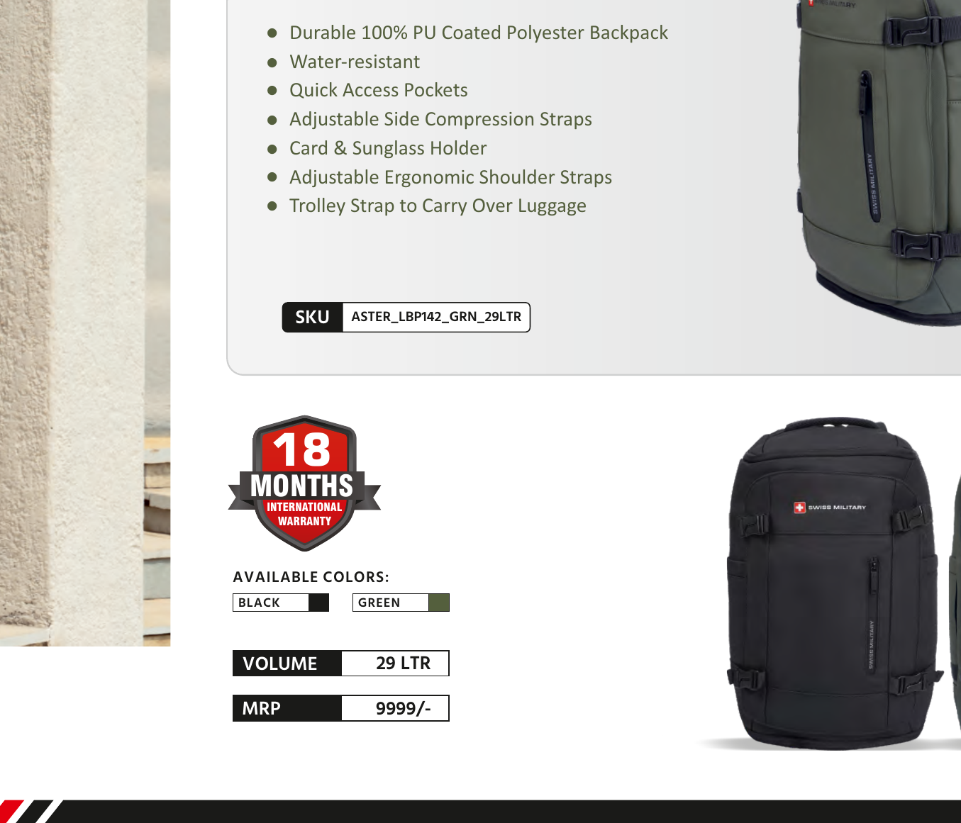 Aster Laptop Backpack