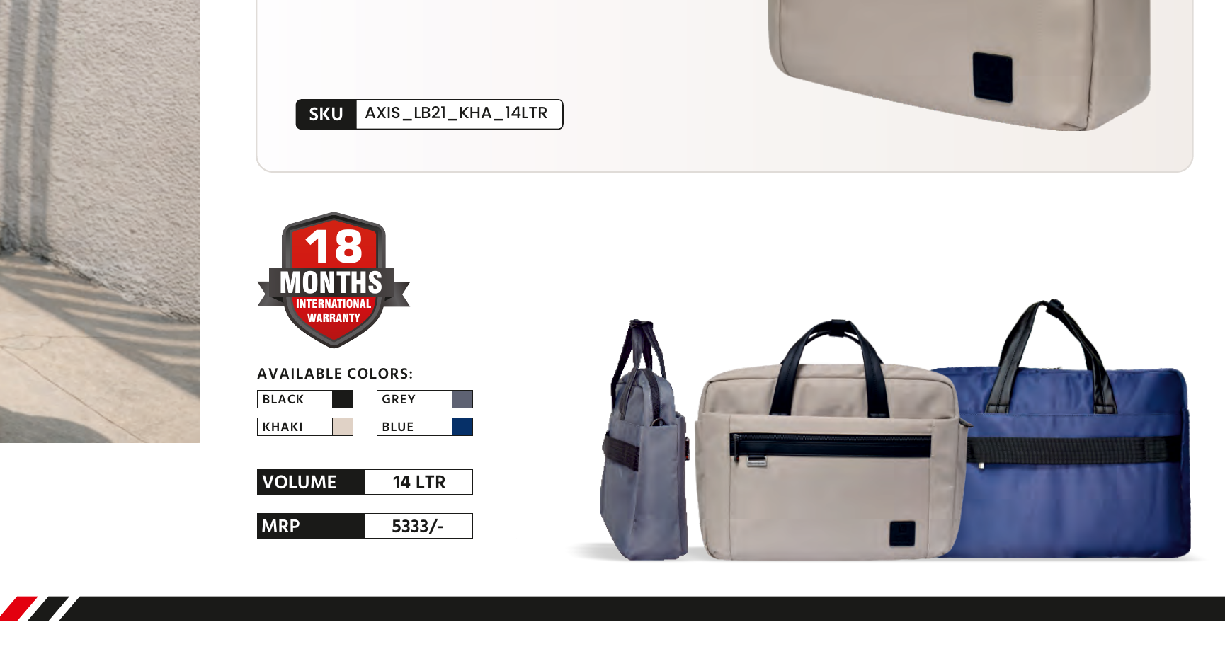 AXIS Laptop Sling Bag
