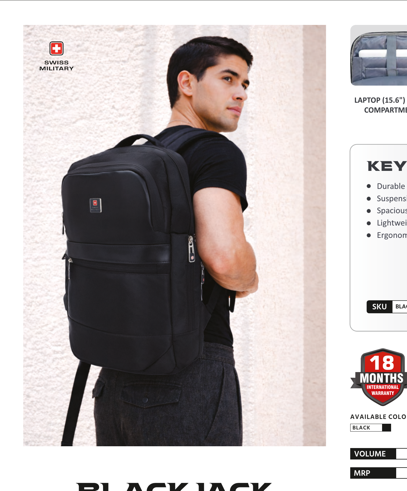 Blackjack Laptop Backpack