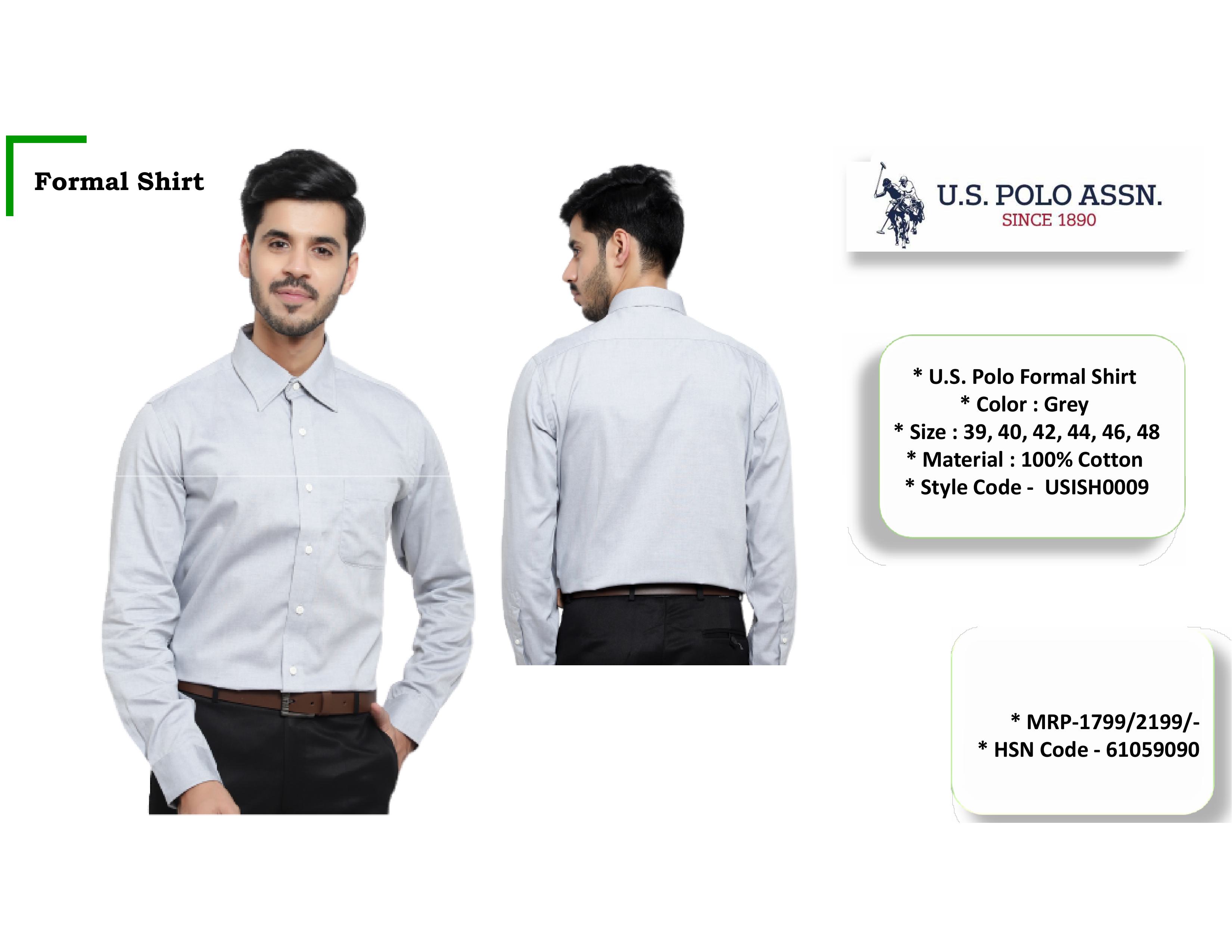 Cotton Formal Shirt M/F