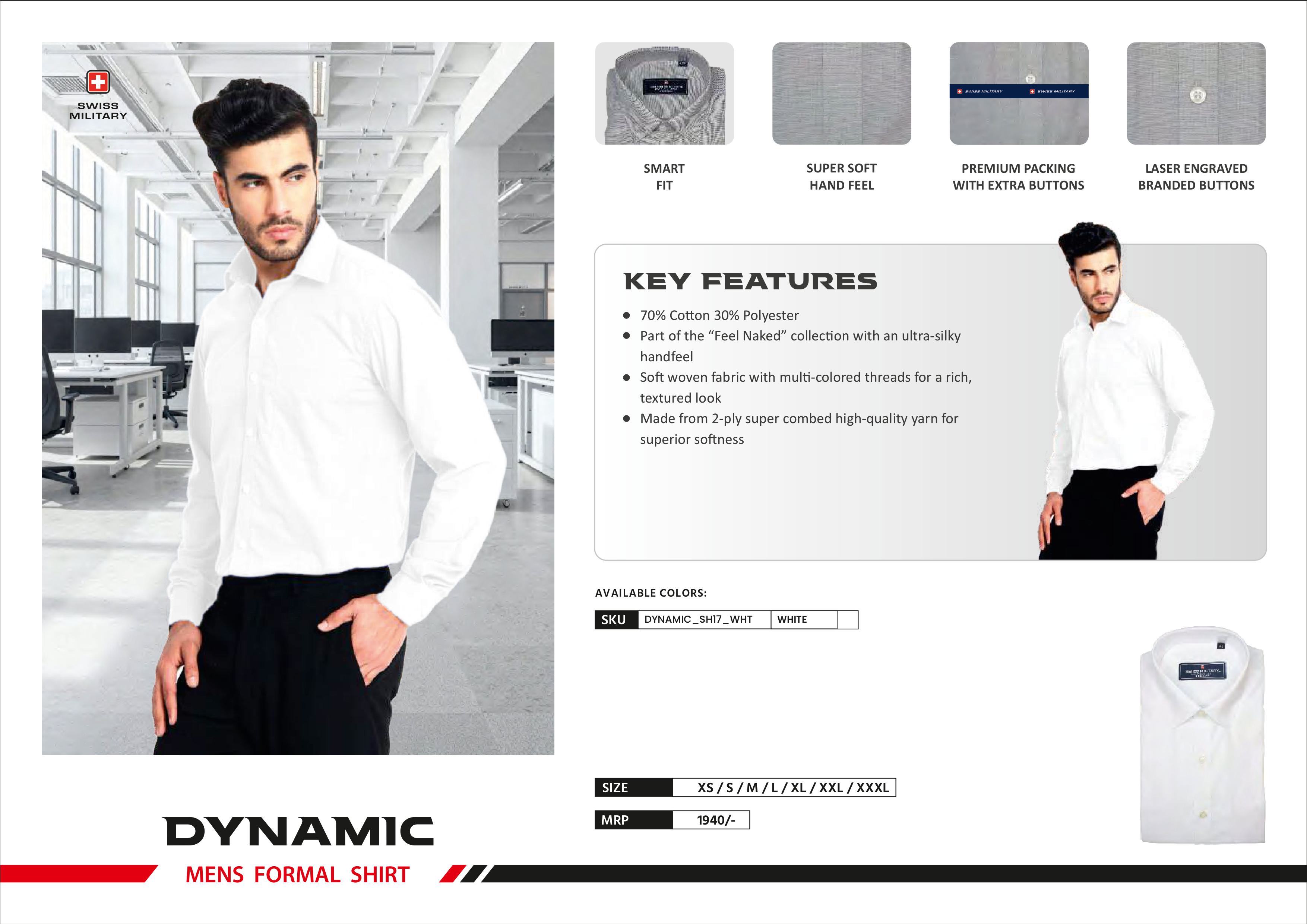 Dynamic Mens Formal Shirt