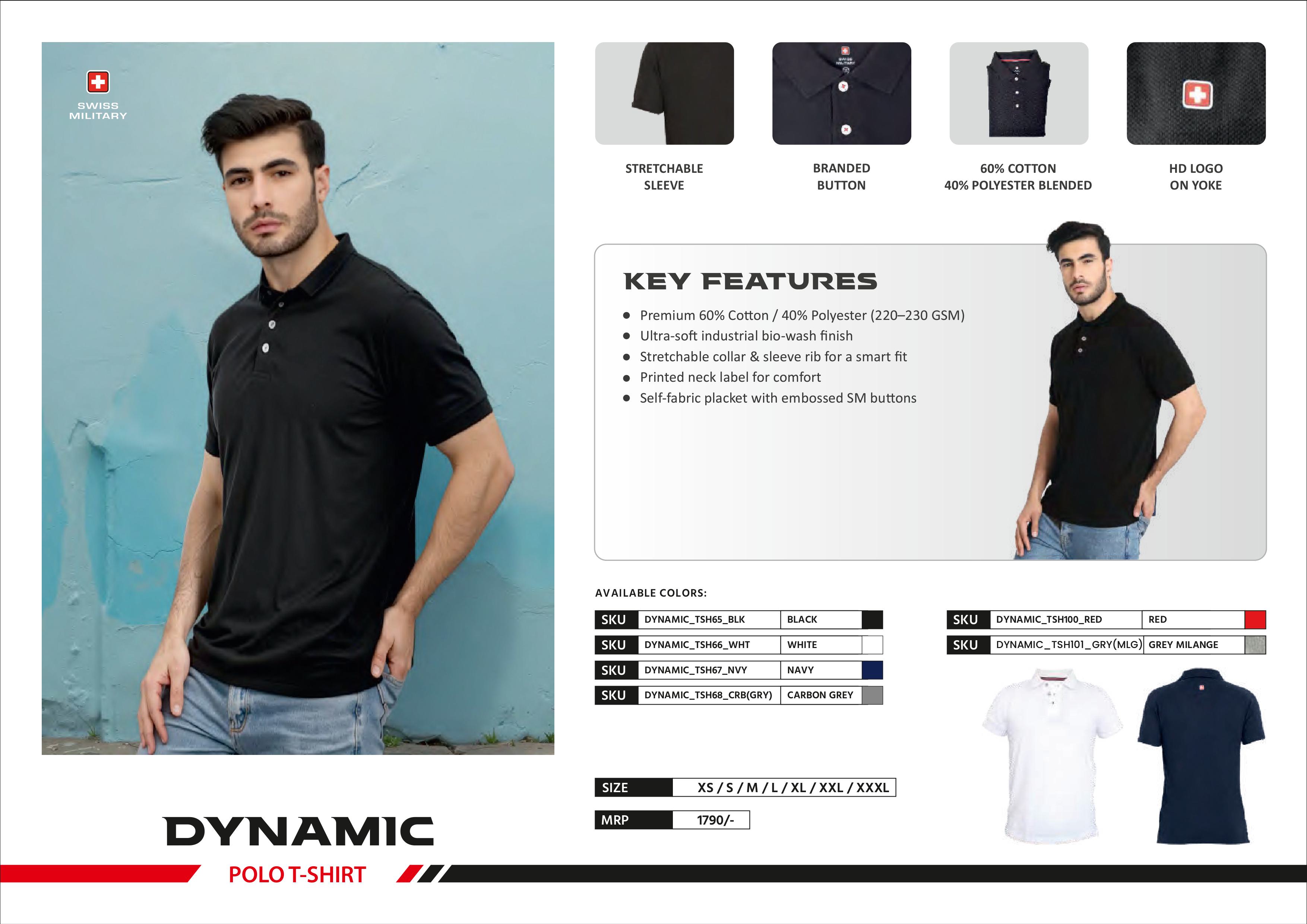 Dynamic Polo T Shirt,