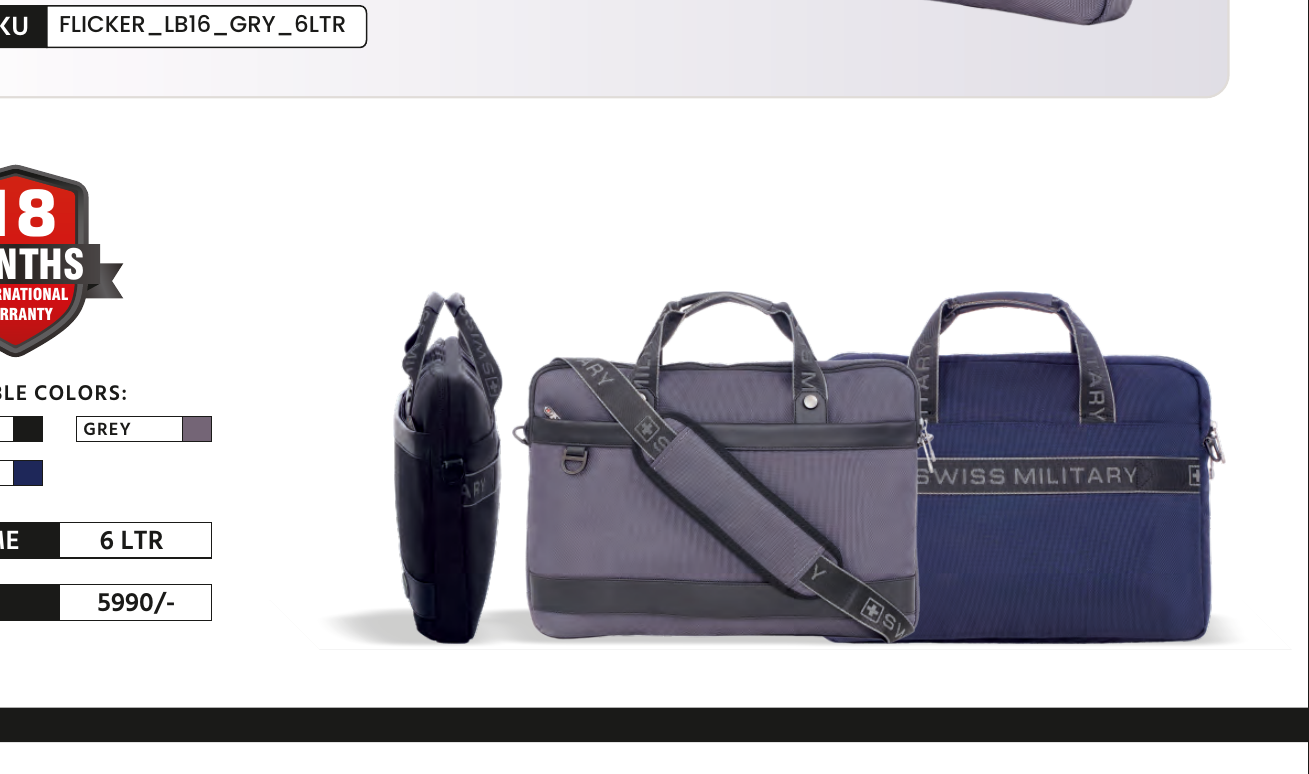 FLICKER Laptop Sling Bag