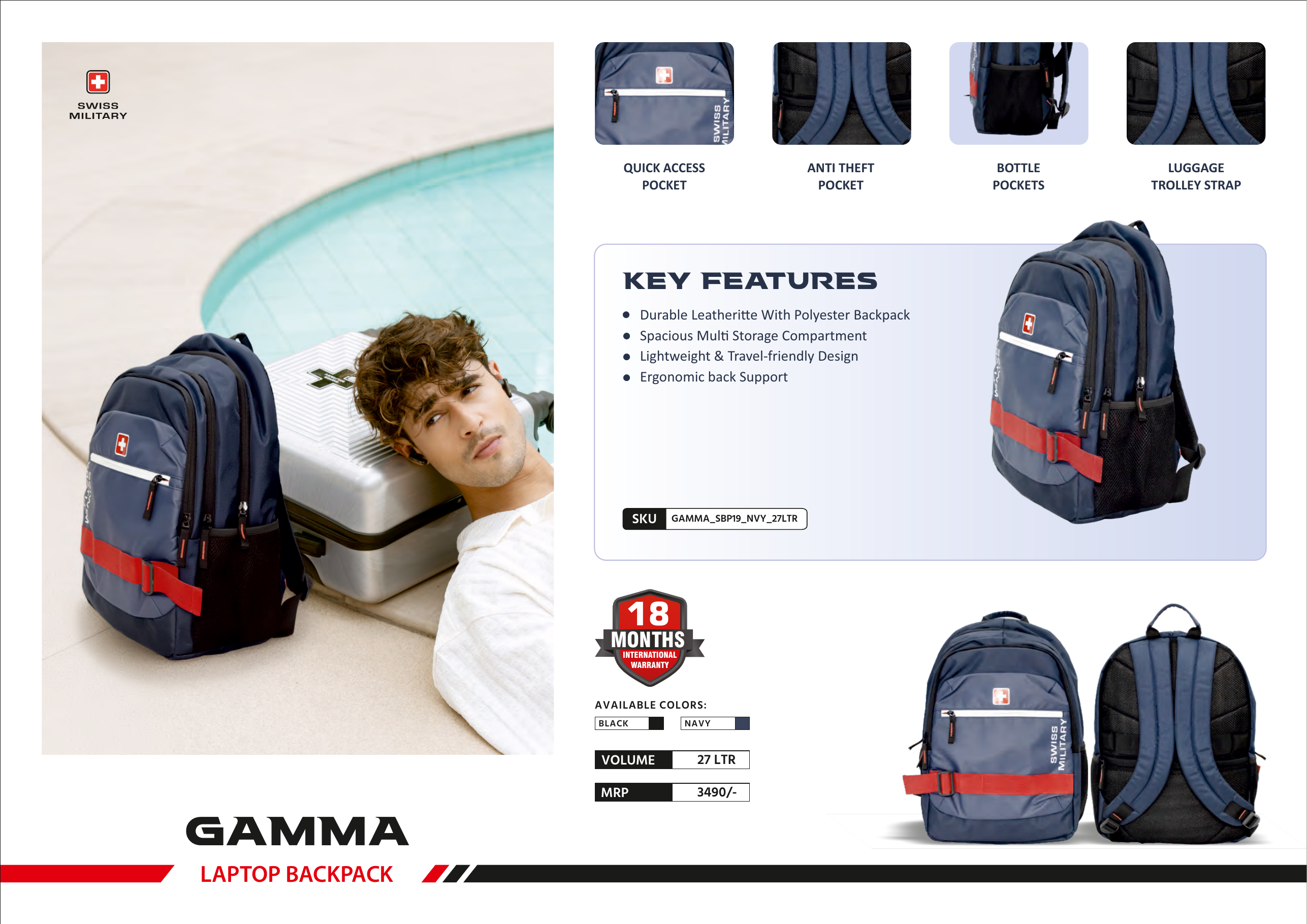 Gamma Laptop Backpack