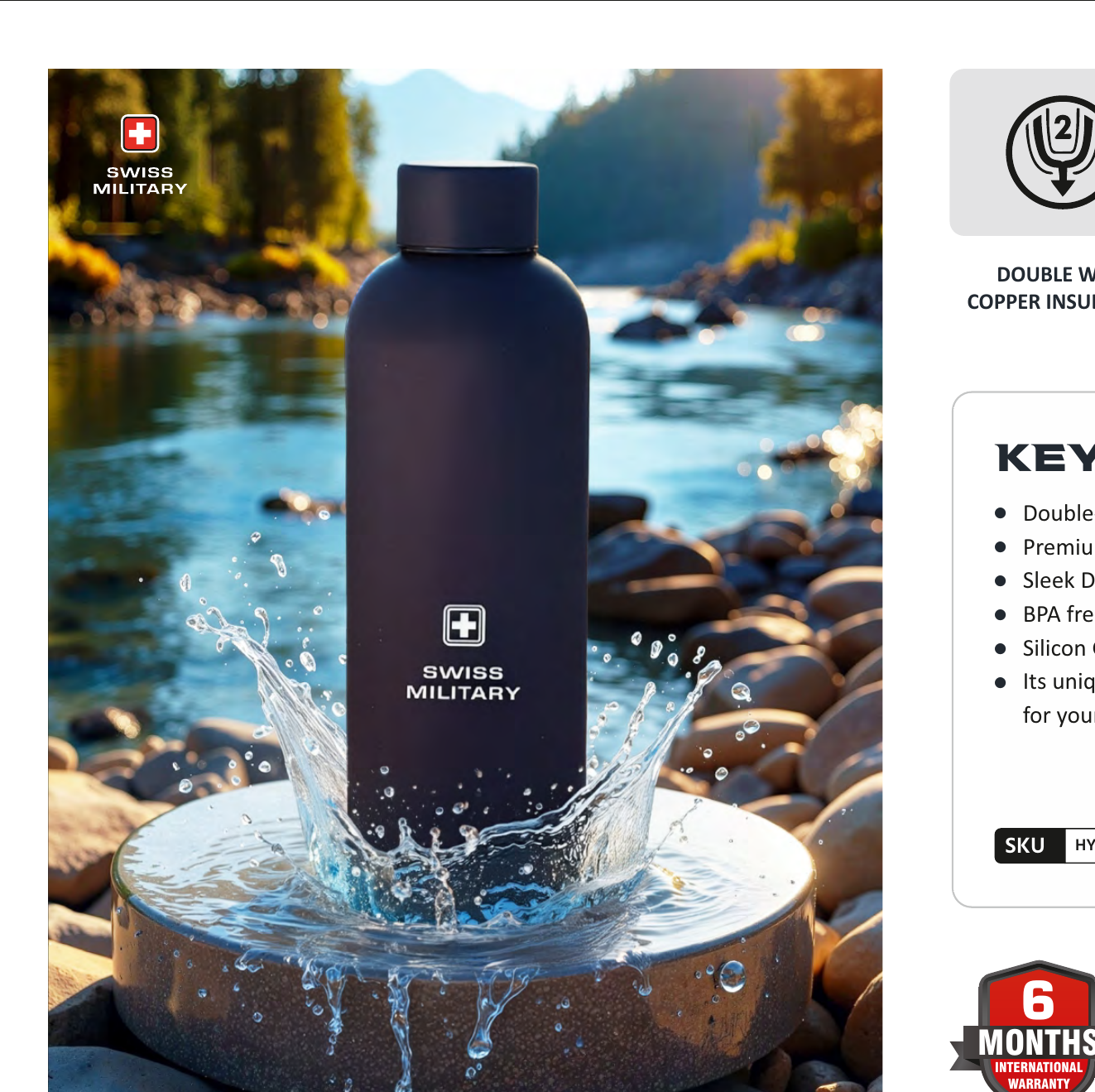 HYDRA Double Walled Vacuum Flask