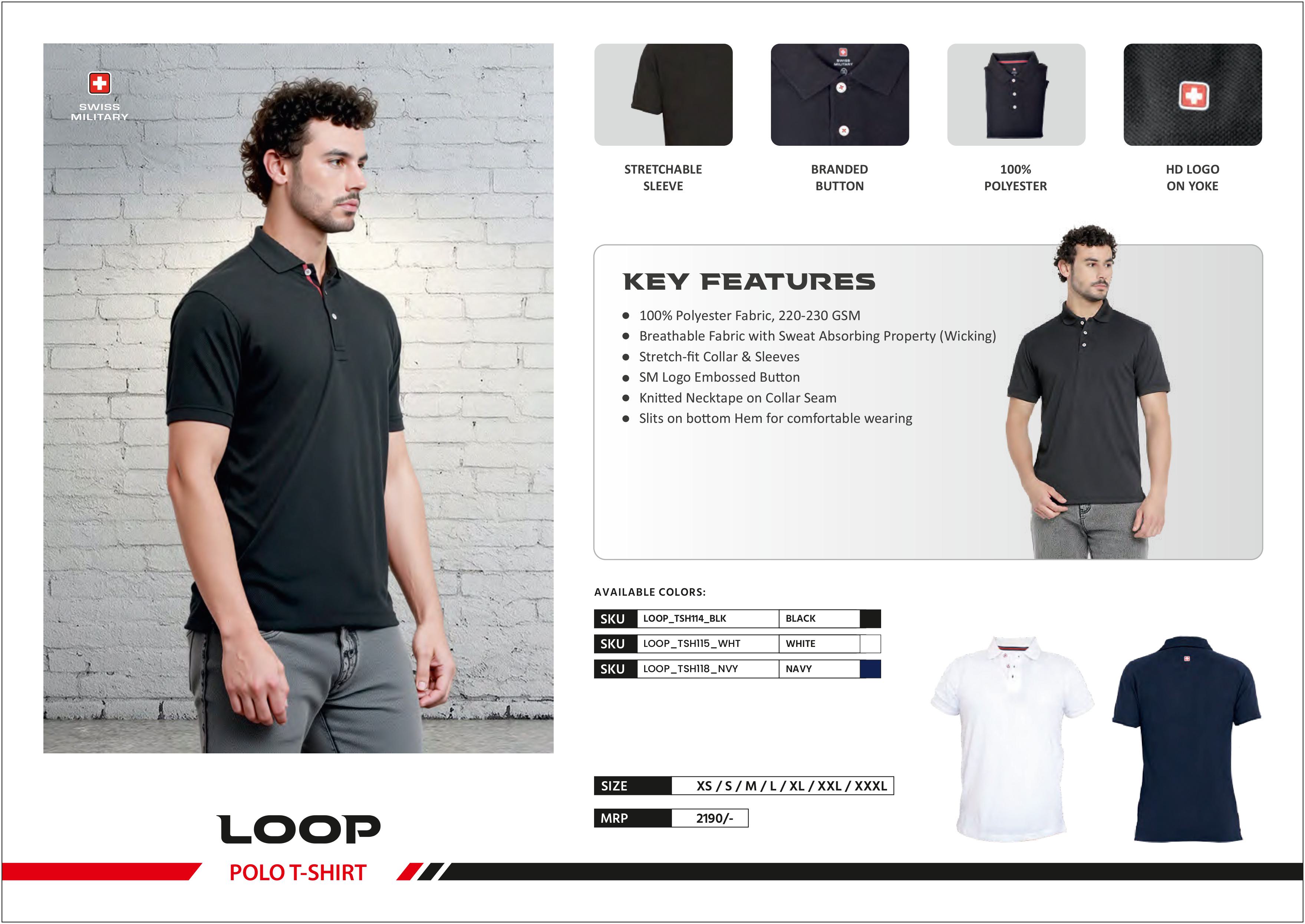Loop Polo T-Shirt