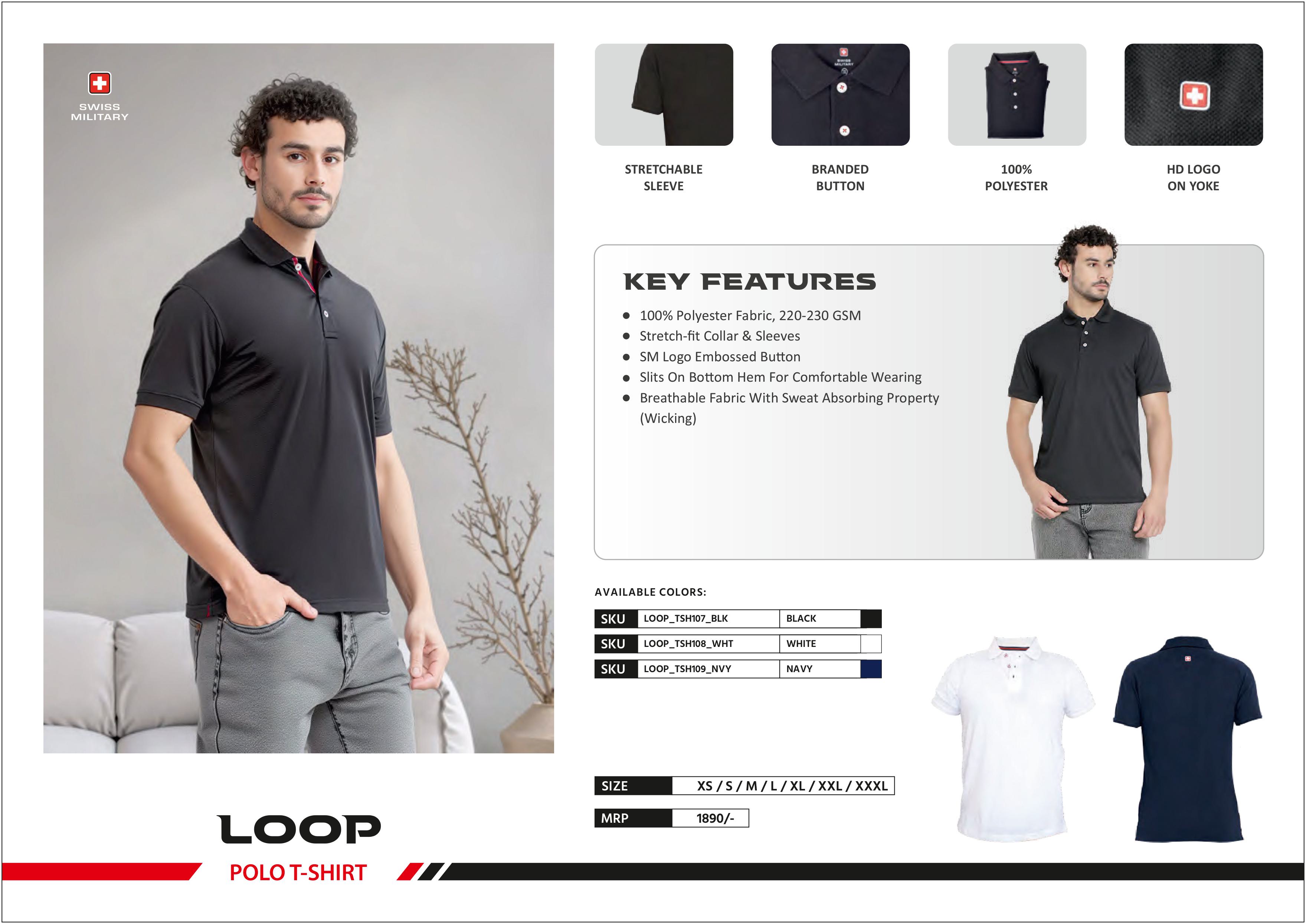 Loop Polo T-Shirt