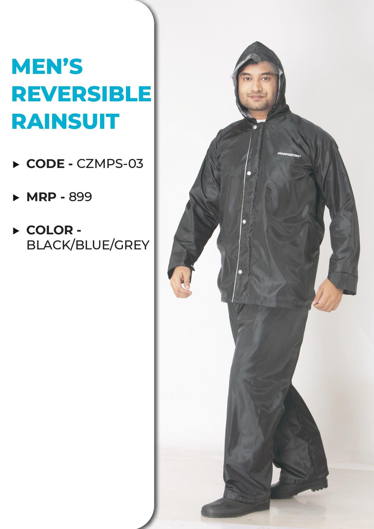 Men's Reversible Rainsuit (CZMFRS-03)