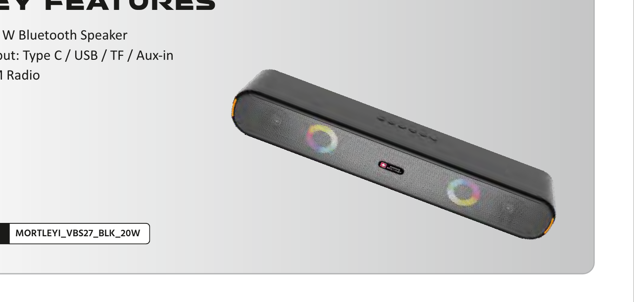 MORTLEY I Bluetooth Soundbar