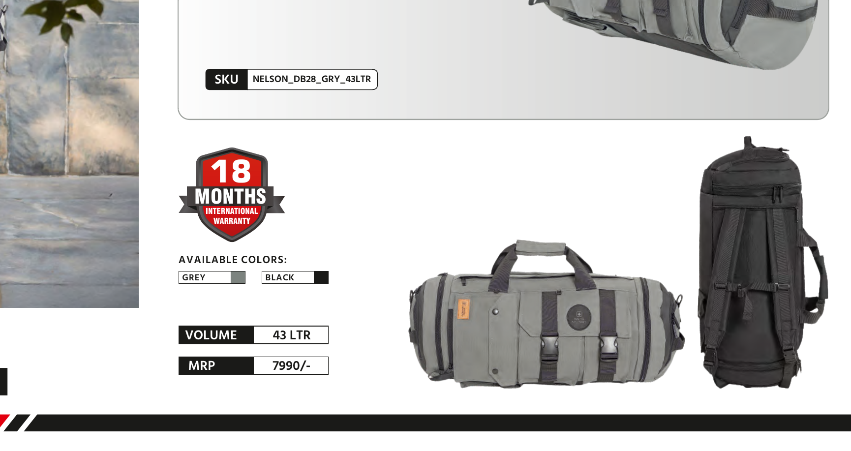 NELSON Duffle Bag