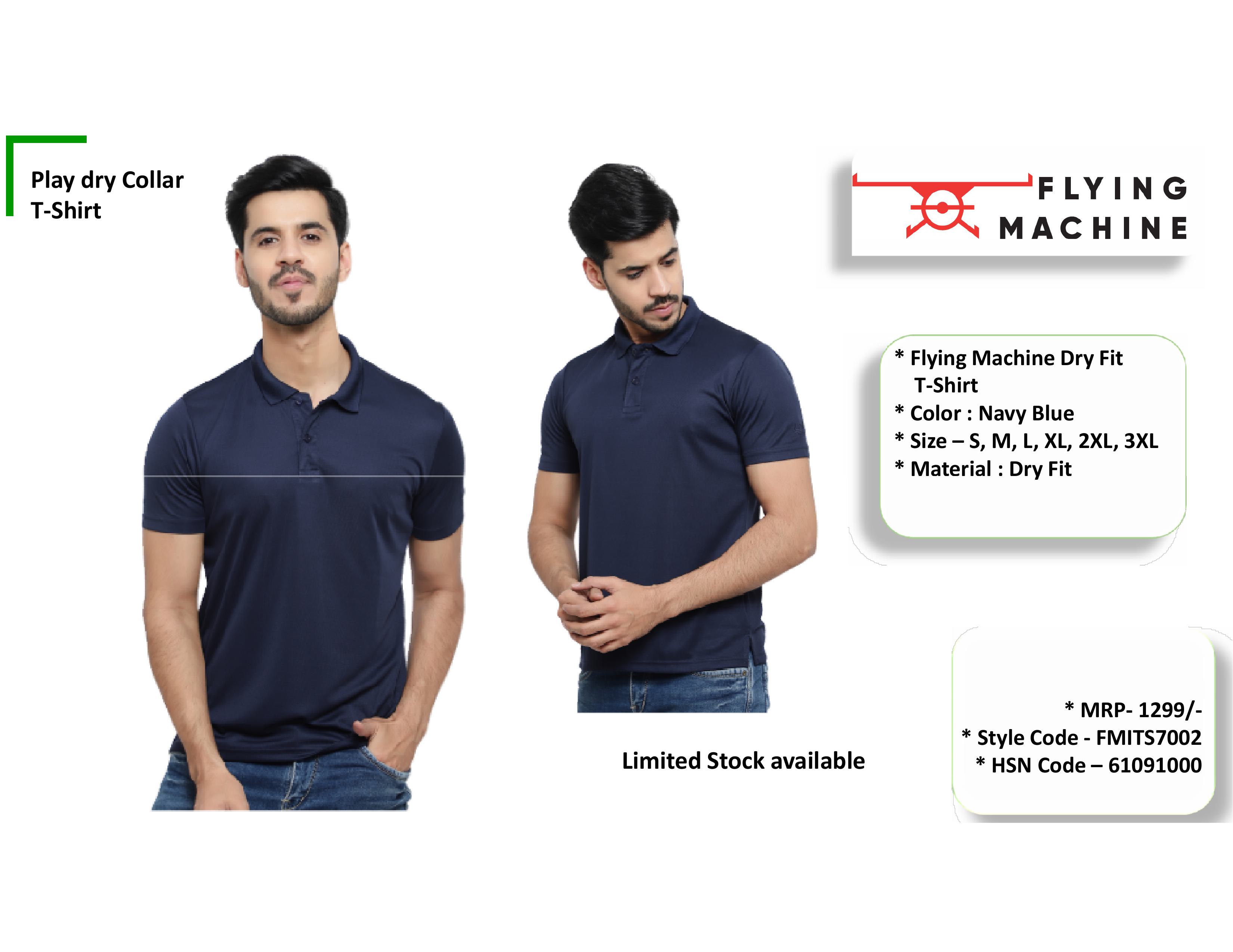 Play Dry Collar T Shirt