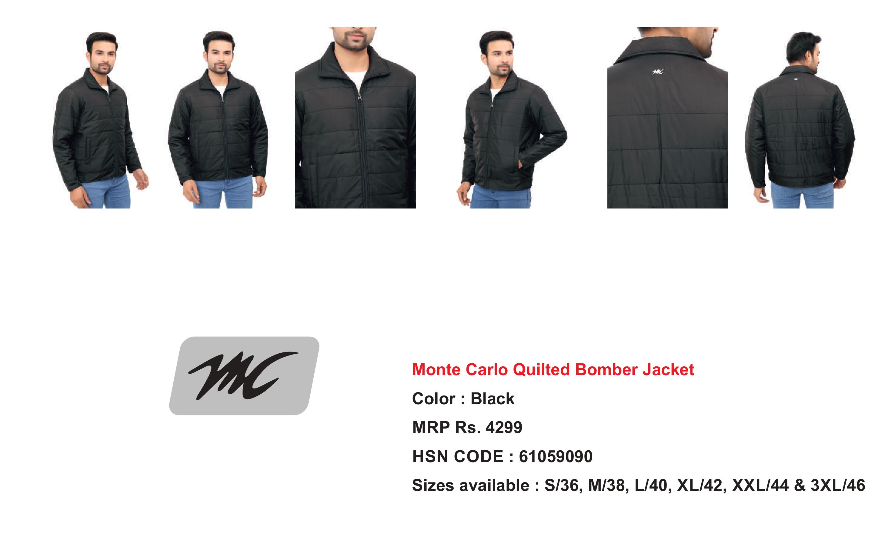 Quilted Bomber Jacket