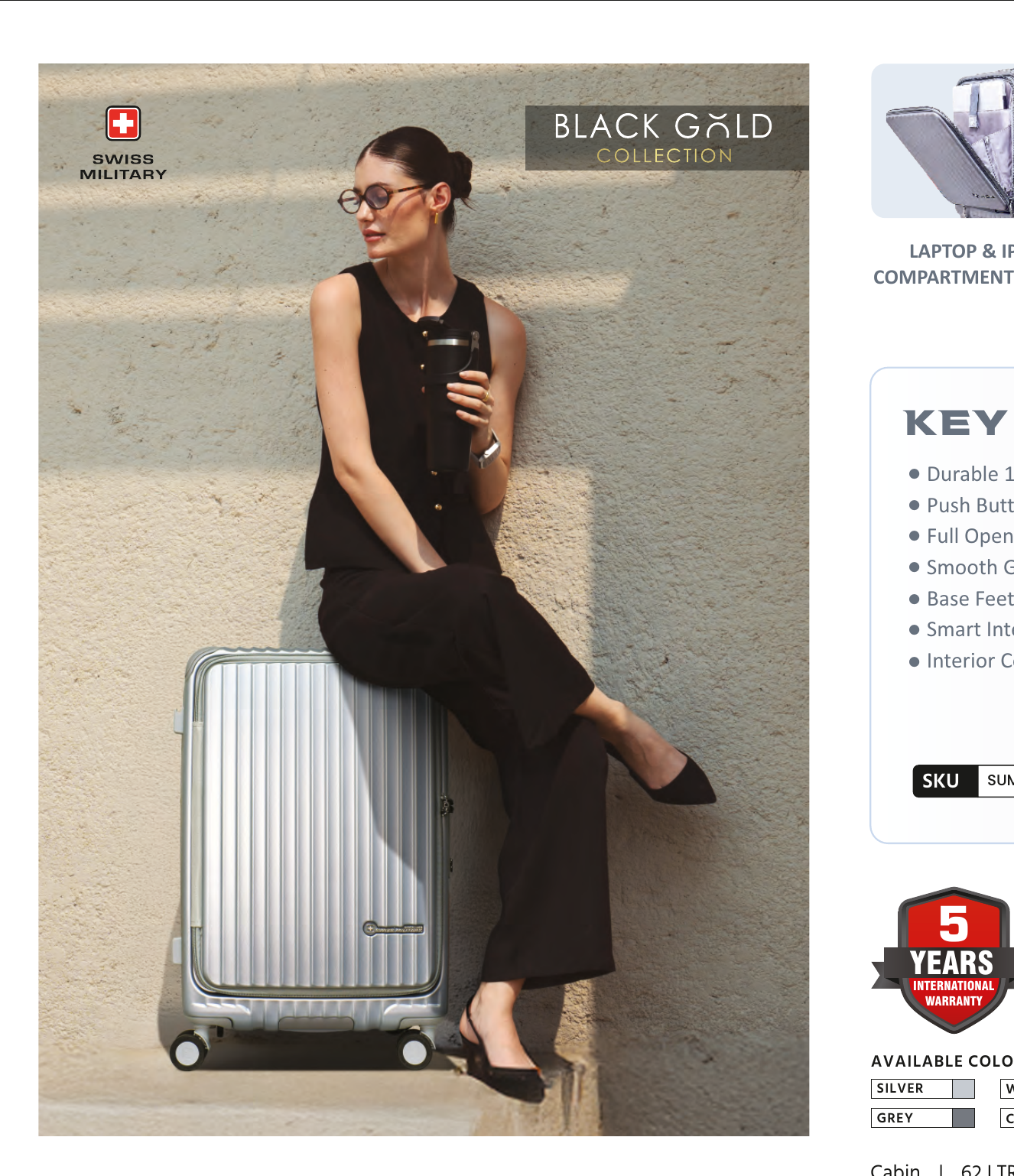 Summit Hardtop Trolley Luggage - Mid