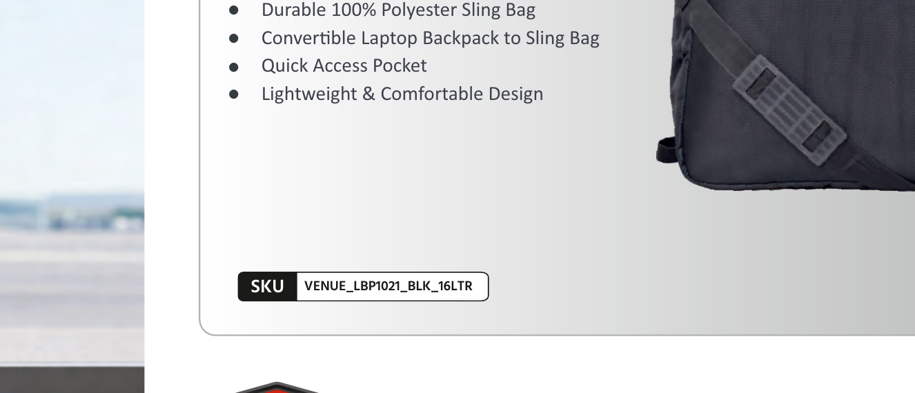VENUE Backpack Cum Sling Bag