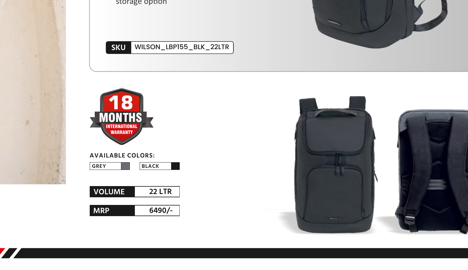 Wilson Laptop Backpack